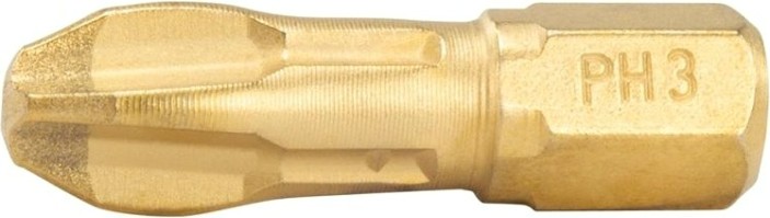 Бита для заворачивания MAKITA P-38598 алмазная PH3, 25 мм, C-form, 3 шт.