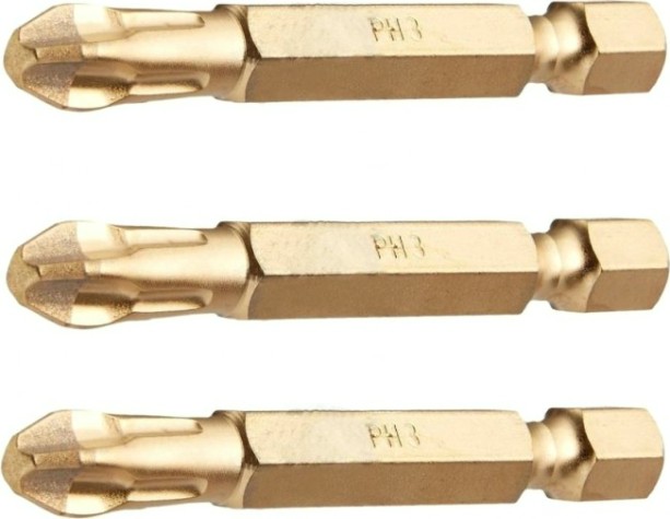Бита для заворачивания MAKITA P-38629 алмазная PH3, 50 мм, C-form, 3 шт.
