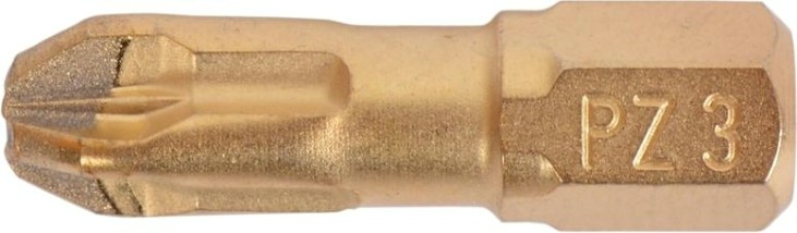 Бита для заворачивания MAKITA P-38657 алмазная PZ3, 25 мм, C-form, 3 шт.