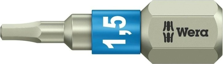 Бита для заворачивания, нержавеющая сталь WERA 3840/1 TS 1,5 мм, 25 мм WE-071070 [WE-071070]