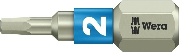 Бита для заворачивания, нержавеющая сталь WERA 3840/1 TS 2,0 мм, 25 мм WE-071071 [WE-071071]