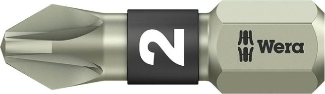 Бита для заворачивания, нержавеющая сталь WERA 3855/1 TS PZ 2, 25 мм WE-071021 [WE-071021]