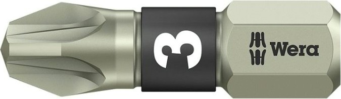 Бита для заворачивания, нержавеющая сталь WERA 3855/1 TS PZ 3, 25 мм WE-071022 [WE-071022]