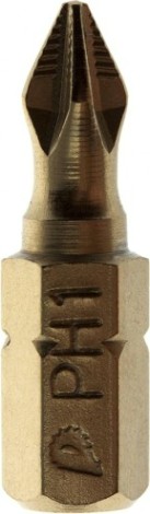 Бита для заворачивания ПРАКТИКА "Эксперт" PH-1х25мм Tin отверточная [037-008]