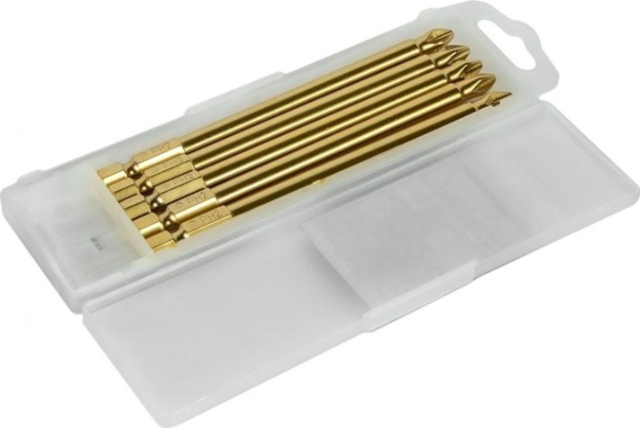 Бита для заворачивания ПРАКТИКА "Эксперт" PH-2х110мм Tin отверточная (5шт) [034-939]