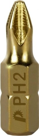 Бита для заворачивания ПРАКТИКА "Эксперт" PH-2х25мм Tin отверточная [037-015]