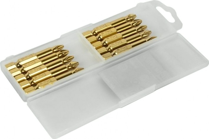 Бита для заворачивания ПРАКТИКА "Эксперт" PH-2х50мм Tin отверточная (10шт) [036-933]