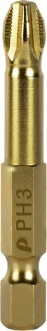 Бита для заворачивания ПРАКТИКА "Эксперт" PH-3х50мм Tin отверточная [037-084]