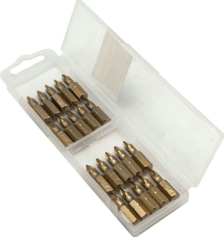 Бита для заворачивания ПРАКТИКА "Эксперт" PZ-1х25мм Tin отверточная (20шт) [036-896]