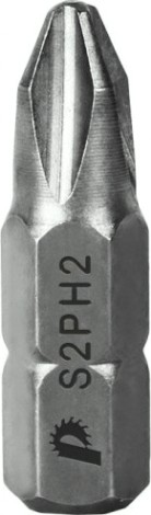 Бита для заворачивания ПРАКТИКА "Мастер" PH-2х25мм отверточная (3шт) [776-232]