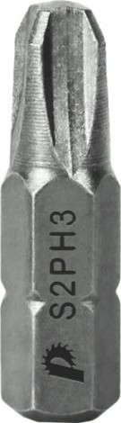 Бита для заворачивания ПРАКТИКА "Мастер" PH-3х25мм отверточная (3шт) [776-249]