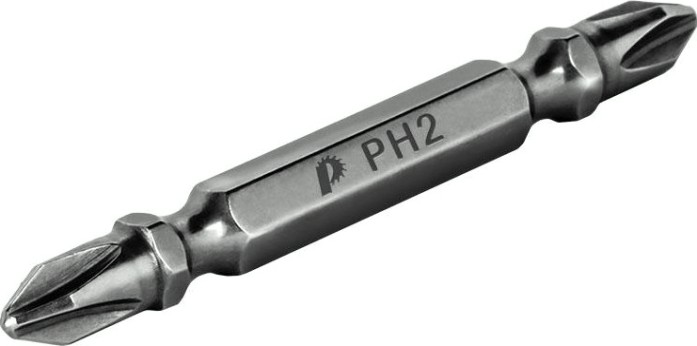 Бита для заворачивания ПРАКТИКА "Профи" двусторонняя PH-2 / PH-2х65мм отверточная (2шт) [035-769]