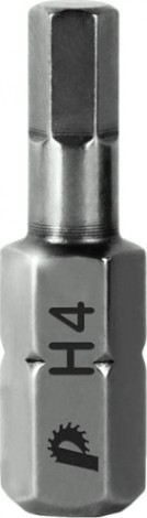 Бита для заворачивания ПРАКТИКА "Профи" HEX 4х25мм отверточная (2шт) [035-677]