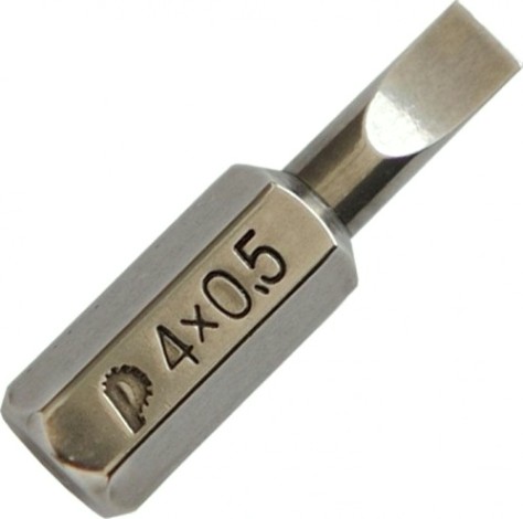 Бита для заворачивания ПРАКТИКА "Профи" LS-0,5х4,0мм 25мм отверточная (2шт) [034-854]