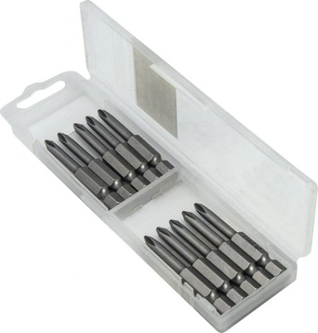 Бита для заворачивания ПРАКТИКА "Профи" PH-1х50мм отверточная (10шт) [036-698]