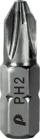 Бита для заворачивания ПРАКТИКА "Профи" PH-2х25мм отверточная (2шт) [035-578]