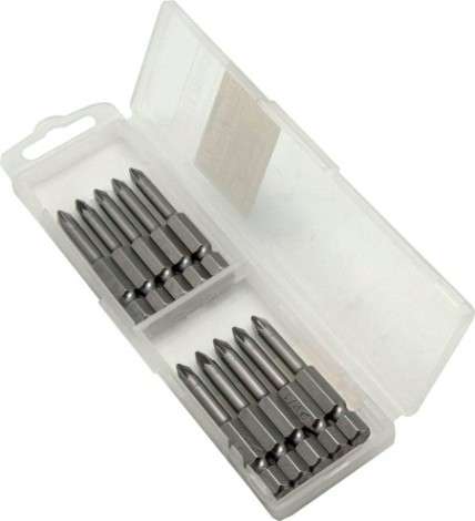 Бита для заворачивания ПРАКТИКА "Профи" PZ-1х50мм отверточная (10шт) [036-728]