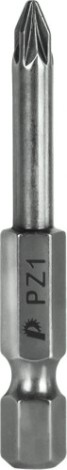 Бита для заворачивания ПРАКТИКА "Профи" PZ-1х50мм отверточная (2шт) [035-738]