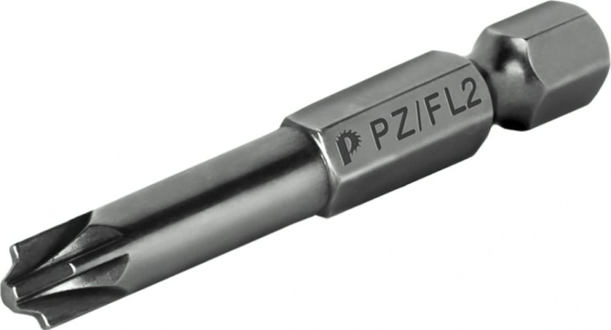 Бита для заворачивания ПРАКТИКА "Профи" PZ/FL2х50мм отверточная (2шт) [906-814]