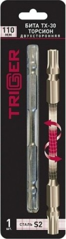 Бита для заворачивания TRIGGER 84990 ТОРСИОН TORX-30 двухсторонняя 110мм [тов-155932]