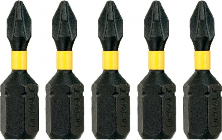 Бита для заворачивания ударная DeWALT РH1х25 мм (5шт) IMPACT TORSION DT7993T-QZ [DT7993T-QZ]