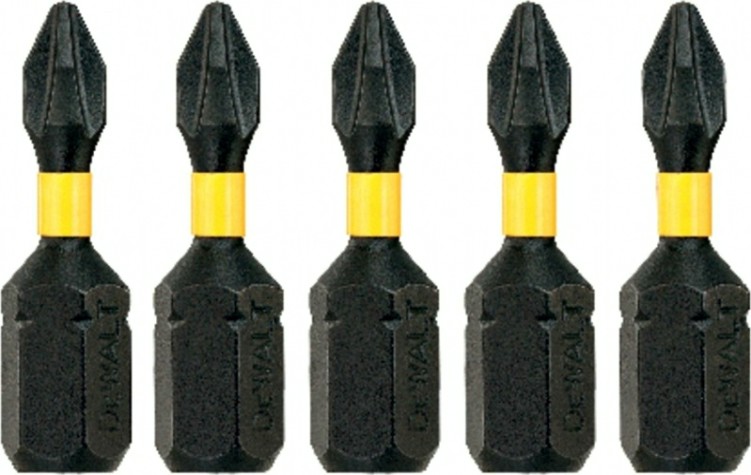Бита для заворачивания ударная DeWALT РH2х25 мм (5шт) IMPACT TORSION DT7994T-QZ [DT7994T-QZ]