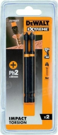 Бита для заворачивания ударная DeWALT РH2х85 мм IMPACT TORSION DT70567T-QZ [DT70567T-QZ]