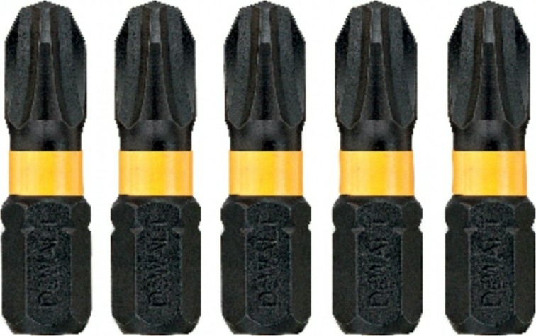 Бита для заворачивания ударная DeWALT РH3х25 мм (5шт) IMPACT TORSION DT7995T-QZ [DT7995T-QZ]