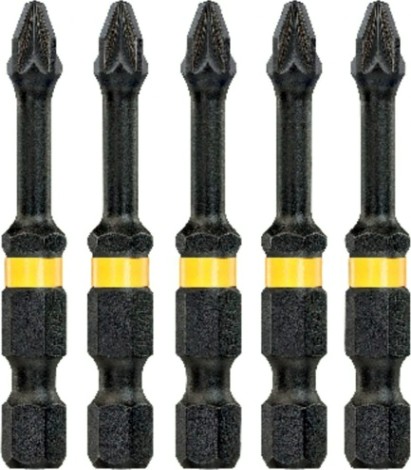 Бита для заворачивания ударная DeWALT РZ3х50 мм (5шт) IMPACT TORSION DT7392T [DT7392T-QZ]