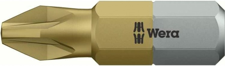 Бита для заворачивания WERA 855/1 TiN PZ1, 25 мм WE-480221 [WE-480221]