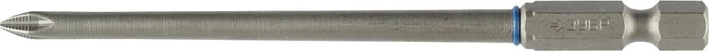 Бита для заворачивания ЗУБР ЭКСПЕРТ торсионная кованая, обточенная, e 1/4", ph1, 100мм [26011-1-100-1]