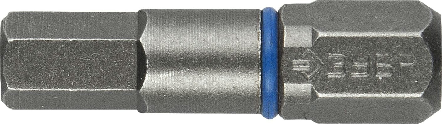 Бита для заворачивания ЗУБР ЭКСПЕРТ торсионные кованые, обточенные, 1/4", hex5, 25мм, [26017-5-25-2]