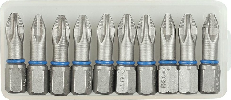 Бита для заворачивания ЗУБР ЭКСПЕРТ торсионные кованые, обточенные, 1/4", ph2, 25мм, 1 [26011-2-25-10]