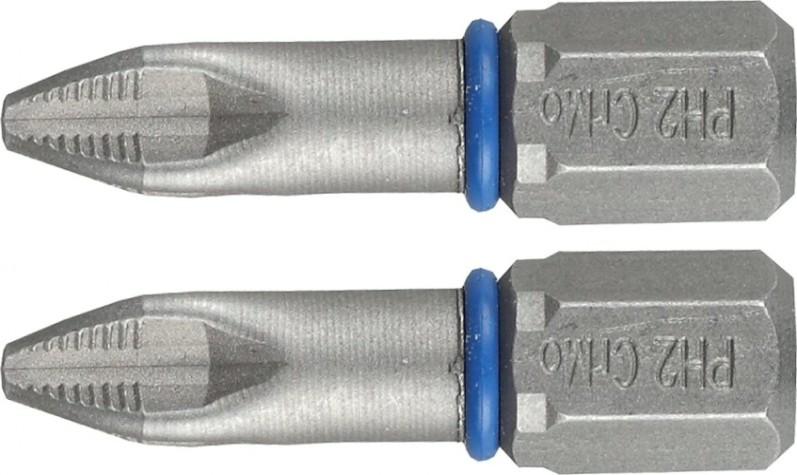 Бита для заворачивания ЗУБР ЭКСПЕРТ торсионные кованые, обточенные, 1/4", ph2, 25мм, 2 [26011-2-25-2]