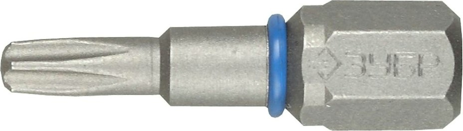 Бита для заворачивания ЗУБР ЭКСПЕРТ торсионные кованые, обточенные, 1/4", t15, 25мм, [26015-15-25-2]