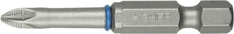 Бита для заворачивания ЗУБР ЭКСПЕРТ торсионные кованые, обточенные, e 1/4", pz2, 50мм, [26013-2-50-10]