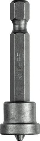 Бита для заворачивания ЗУБР МАСТЕР phillips, с ограничителем, 50 мм, e 1/4", cr-v, 1 [26002-2-50-1]