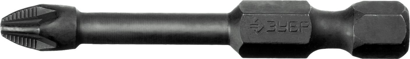 Бита для заворачивания ЗУБР ПРОФЕССИОНАЛ e 1/4", pz2, 50мм, 2шт [26023-2-50-S2]