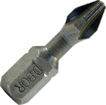 Бита фрезерованная D.BOR PH1, 25 мм TORSION (D-T-PH01-025-010) [D05-DTPH01025010]