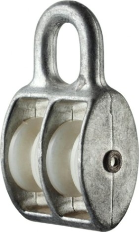 Блок 15 мм двойной с пластиковым диском Блок 15 мм двойной с пластиковым диском