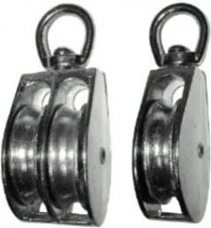 Блок 25 мм двойной с металлическим диском [00000289]