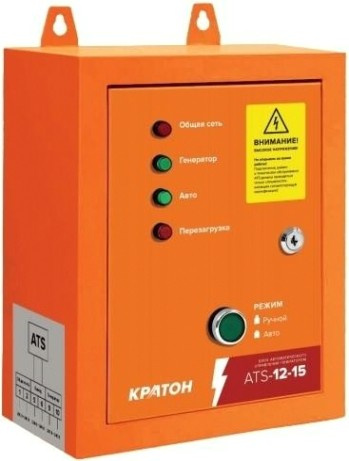 Блок автоматики КРАТОН ATS-12-15 [3 08 01 049]