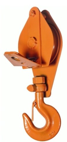 Блок монтажный СИБТАЛЬ 3,2Т однорольный с крюком и откидной щекой [010 0008 0032]