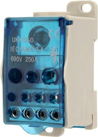 Блок распределительный REXANT РБД-250А на DIN-рейку [11-2003]