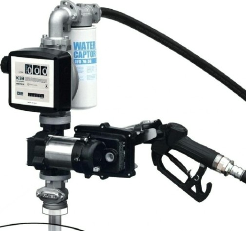 Бочковой комплект для перекачки бензина PIUSI Drum EX50 12V ATEX /MAN/F/4MT/K33/CABLE 0037502A