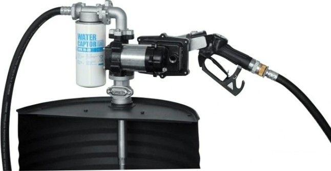 Бочковой комплект для перекачки бензина PIUSI Drum EX50 12V DC AUTO с фильтром F00372010 [F00372010]