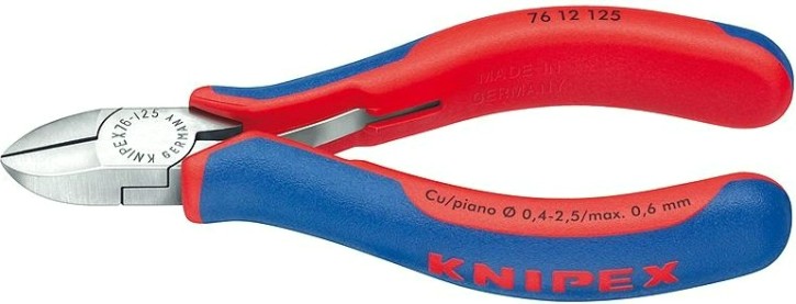Бокорезы диагональные для электромеханика KNIPEX 7612125 125 мм [KN-7612125]