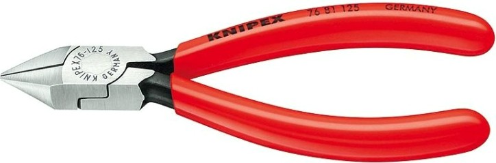 Бокорезы диагональные для электромеханика KNIPEX 7681125 125 мм [KN-7681125]