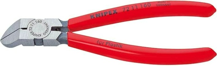Бокорезы диагональные для пластмассы KNIPEX 7211160 160 мм [KN-7211160]
