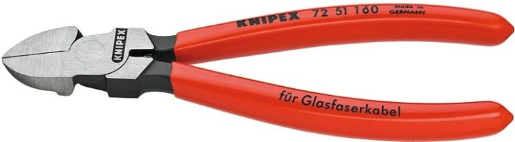 Бокорезы диагональные для пластмассы KNIPEX 7251160 160 мм [KN-7251160]